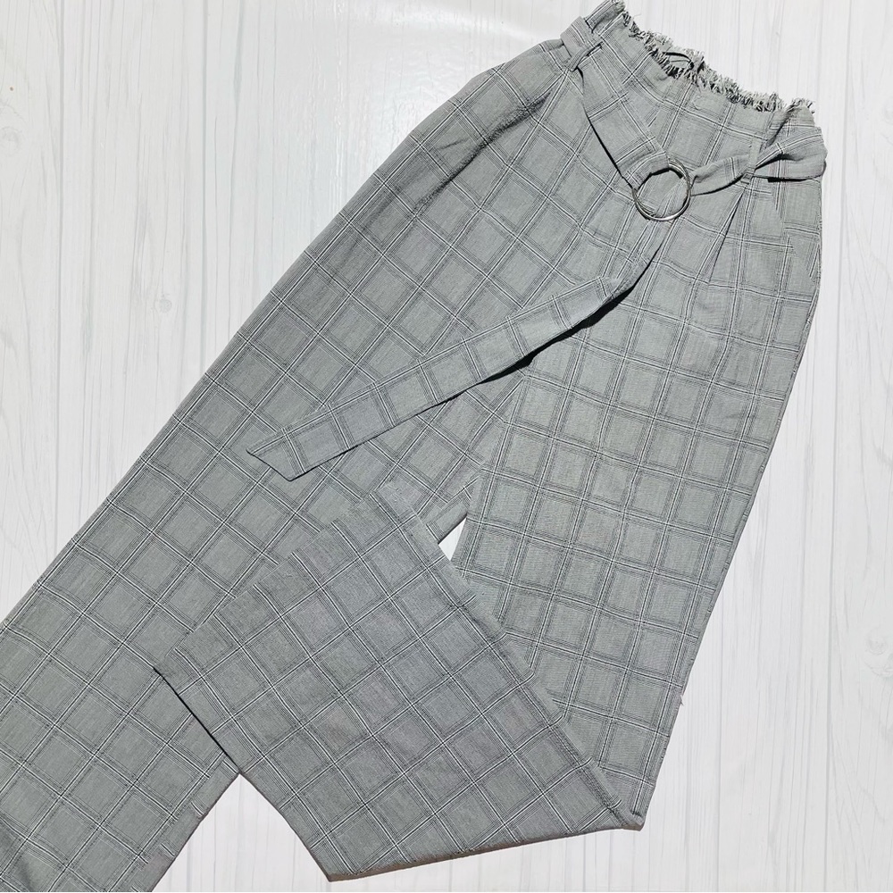 Honey Punch Paper Bag Wide Leg Pants